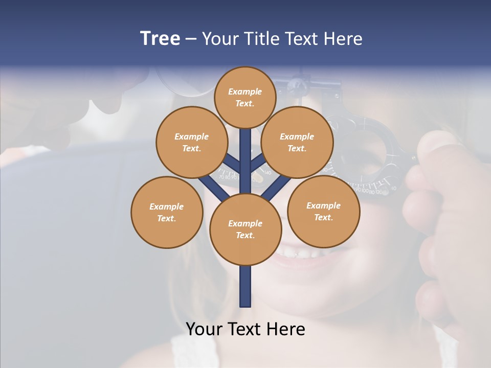 Young Senior Close Up PowerPoint Template