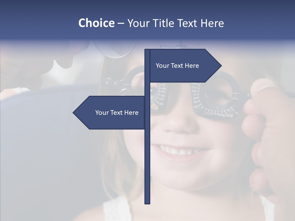 Young Senior Close Up PowerPoint Template