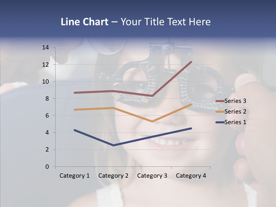 Young Senior Close Up PowerPoint Template
