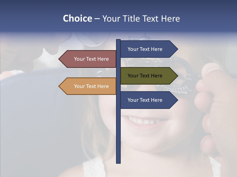 Young Senior Close Up PowerPoint Template