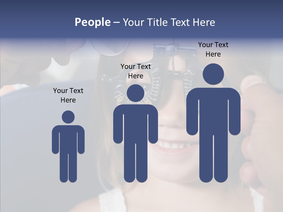 Young Senior Close Up PowerPoint Template