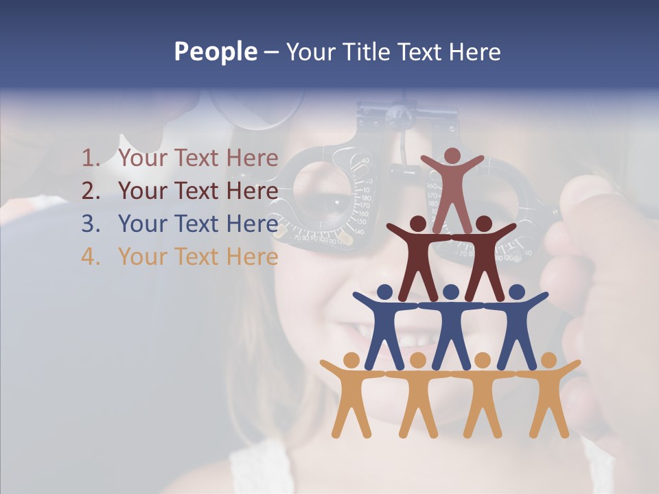 Young Senior Close Up PowerPoint Template