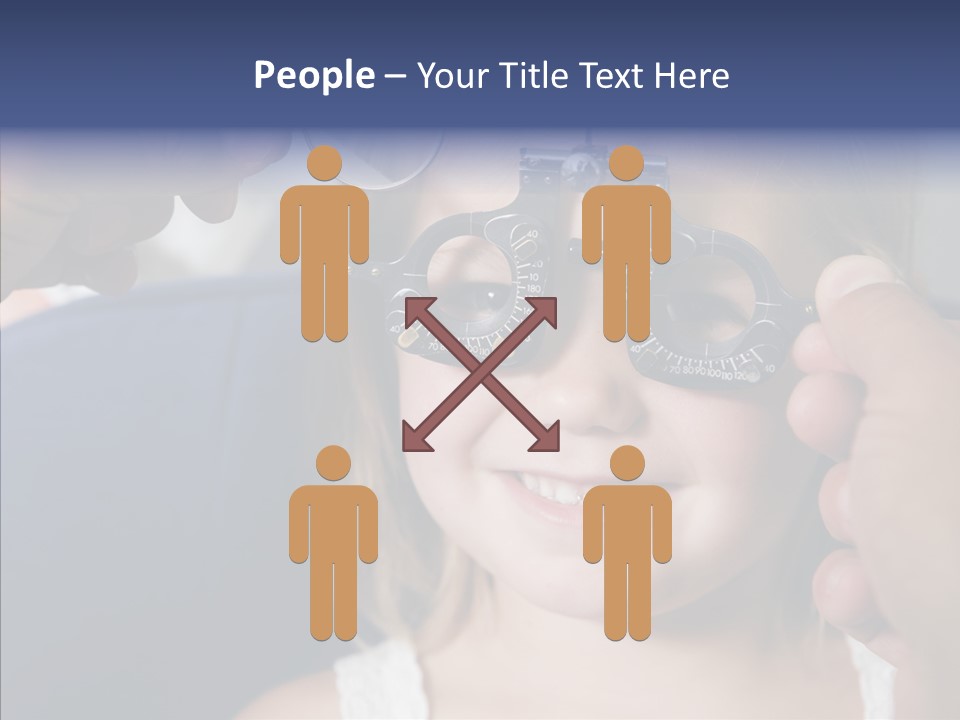 Young Senior Close Up PowerPoint Template