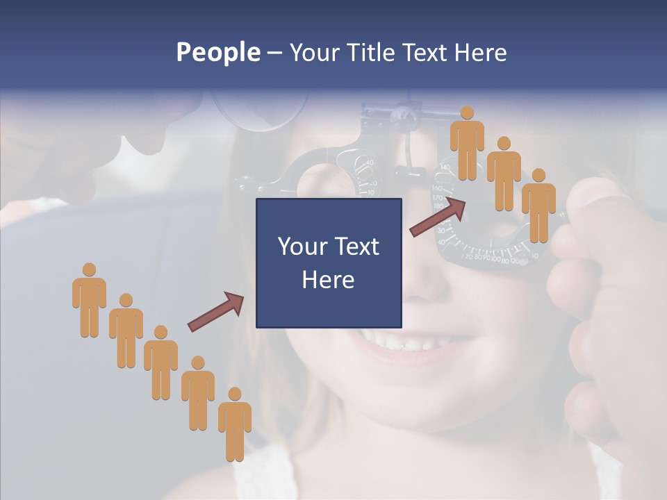 Young Senior Close Up PowerPoint Template