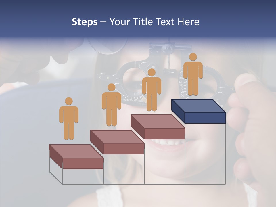 Young Senior Close Up PowerPoint Template