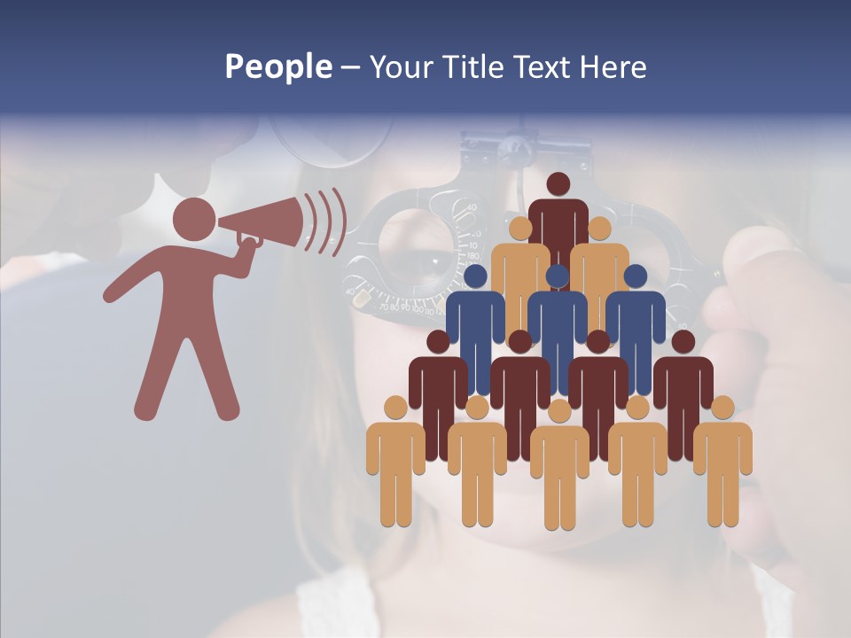 Young Senior Close Up PowerPoint Template