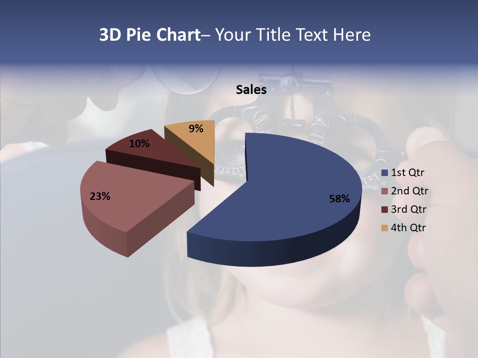 Young Senior Close Up PowerPoint Template