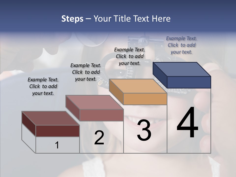 Young Senior Close Up PowerPoint Template