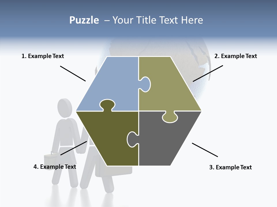 Togetherness Finger Background PowerPoint Template