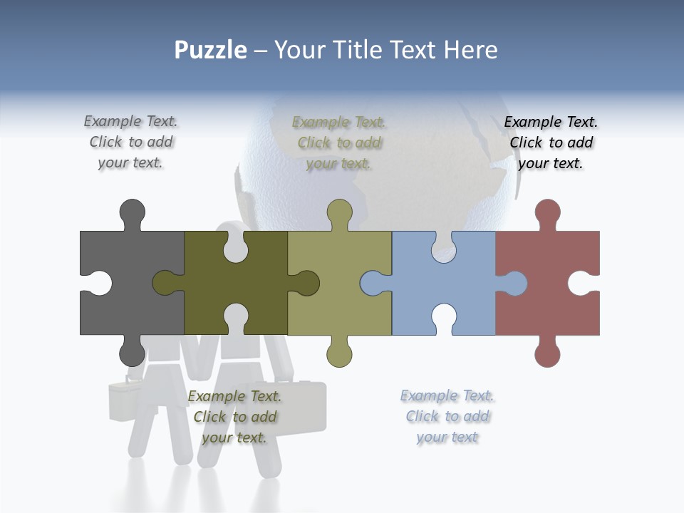 Togetherness Finger Background PowerPoint Template