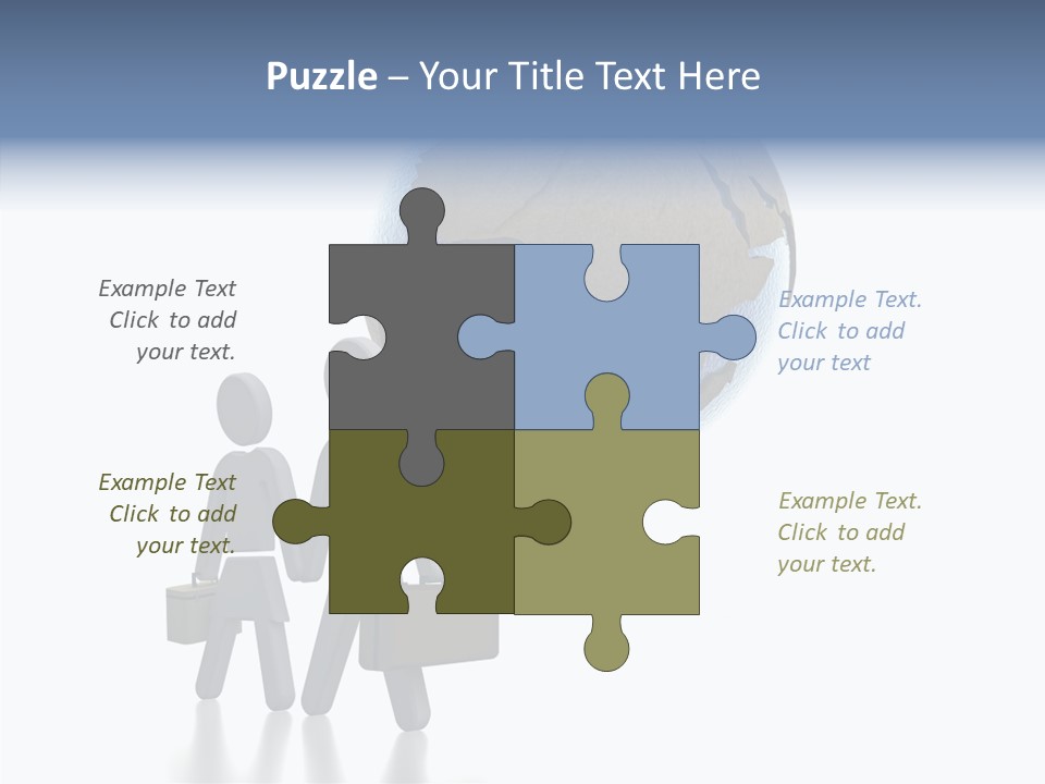 Togetherness Finger Background PowerPoint Template