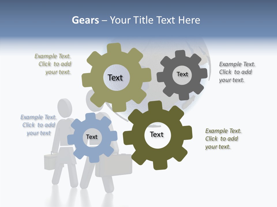 Togetherness Finger Background PowerPoint Template