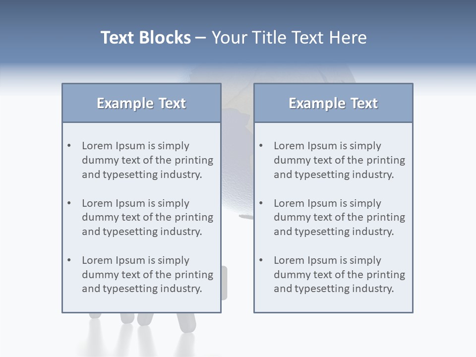 Togetherness Finger Background PowerPoint Template