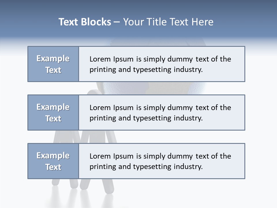 Togetherness Finger Background PowerPoint Template