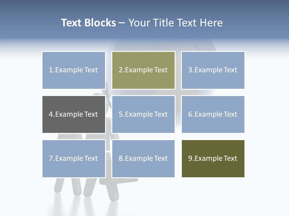 Togetherness Finger Background PowerPoint Template