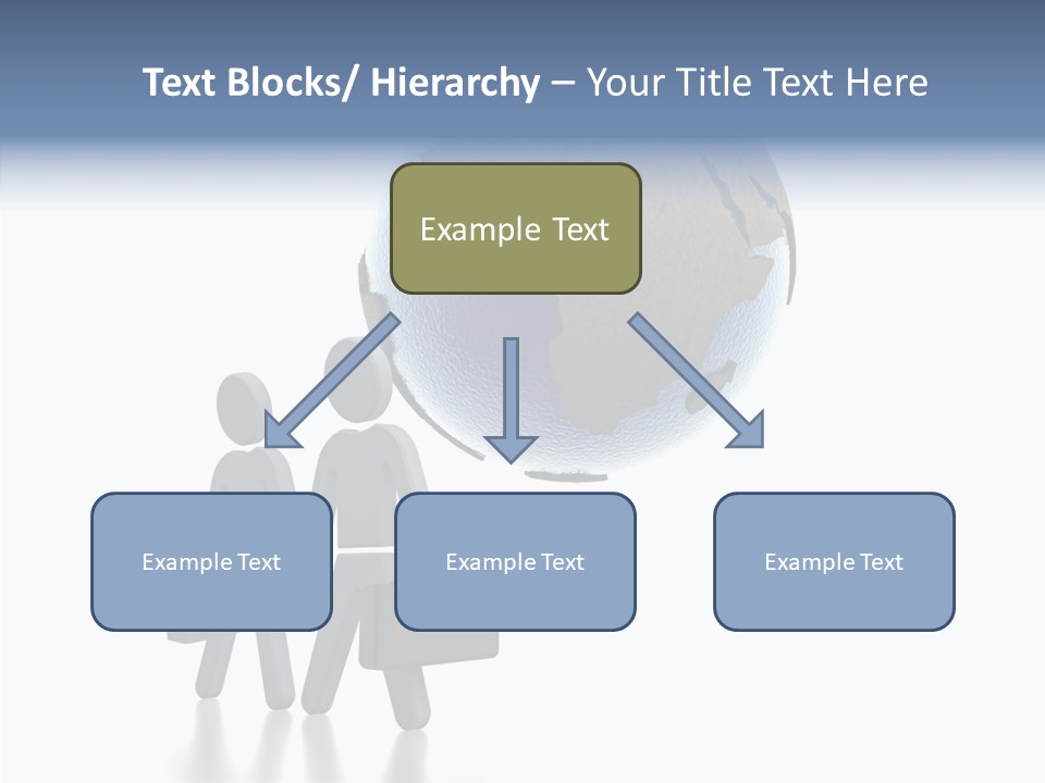 Togetherness Finger Background PowerPoint Template