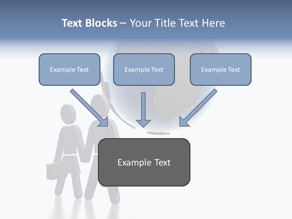 Togetherness Finger Background PowerPoint Template