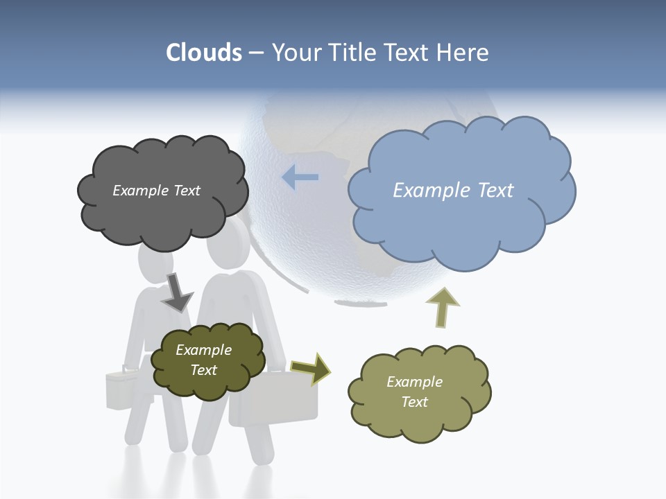 Togetherness Finger Background PowerPoint Template