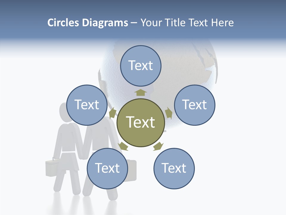 Togetherness Finger Background PowerPoint Template