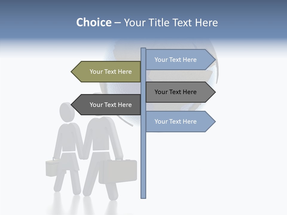 Togetherness Finger Background PowerPoint Template