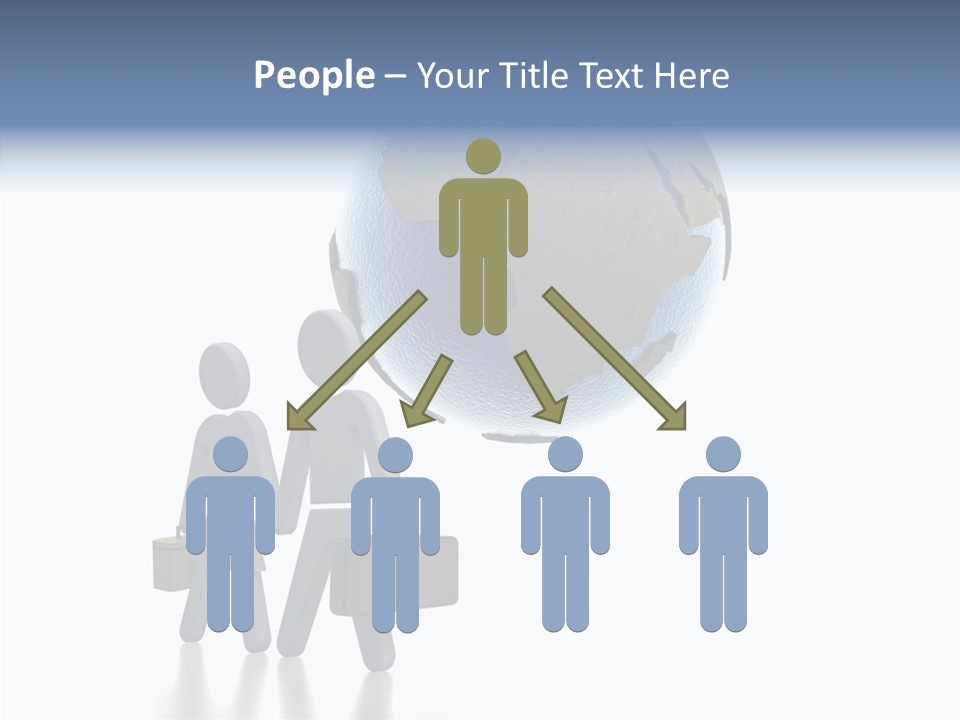 Togetherness Finger Background PowerPoint Template