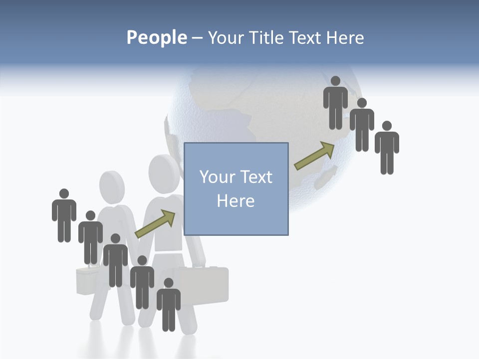 Togetherness Finger Background PowerPoint Template