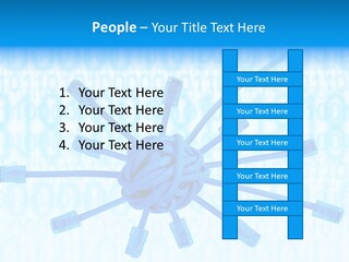 Hand Finger Senior PowerPoint Template