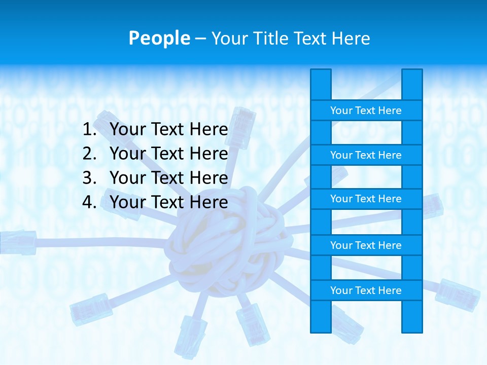 Hand Finger Senior PowerPoint Template
