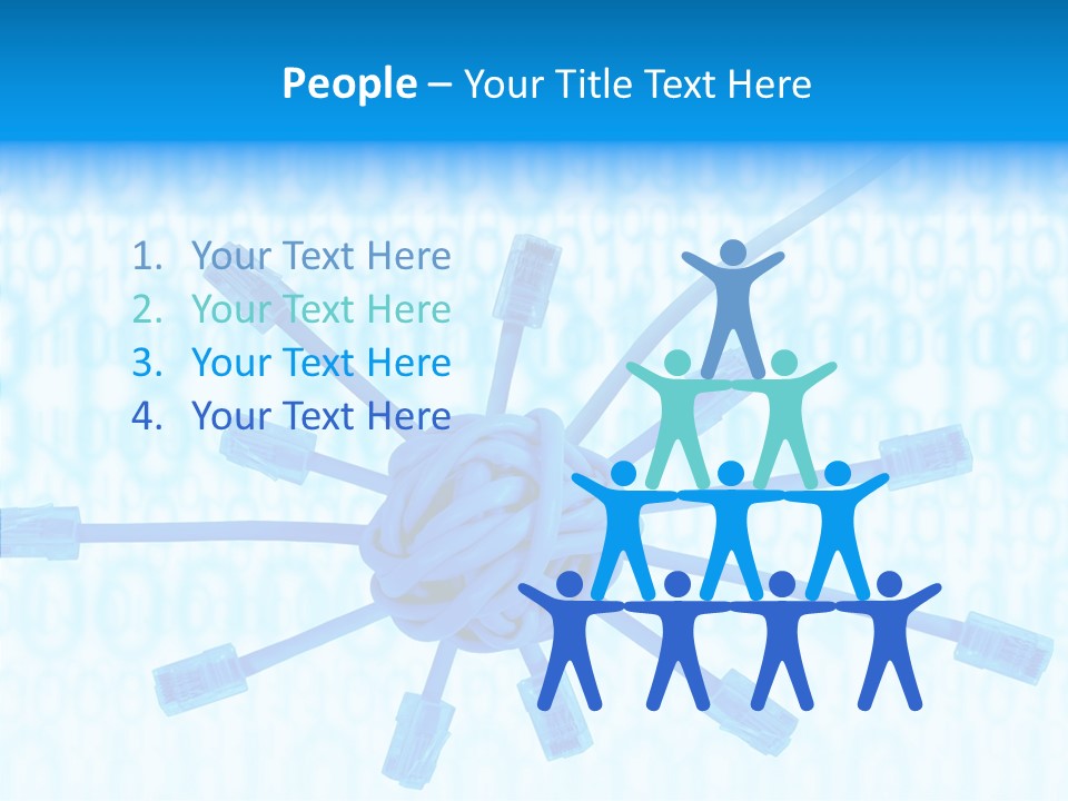 Hand Finger Senior PowerPoint Template