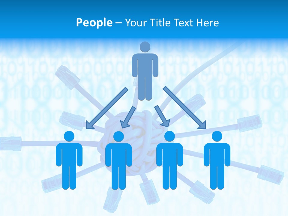 Hand Finger Senior PowerPoint Template