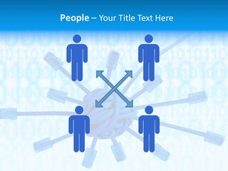 Hand Finger Senior PowerPoint Template