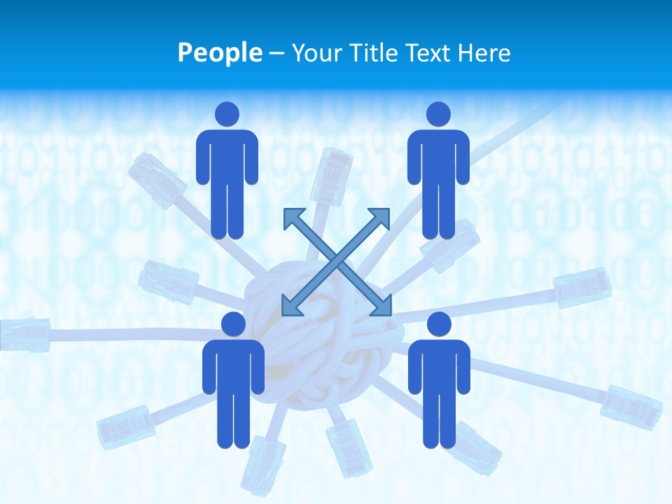 Hand Finger Senior PowerPoint Template