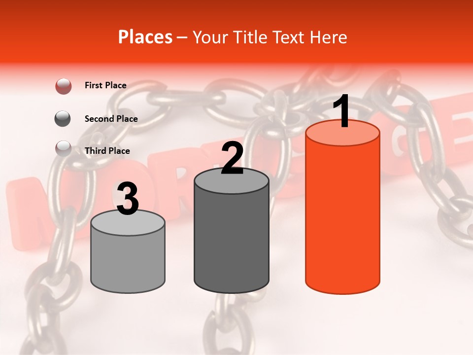 Elderly Touching Hand PowerPoint Template