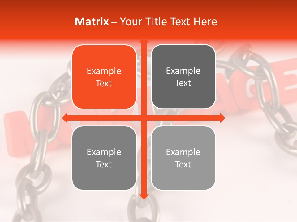 Elderly Touching Hand PowerPoint Template