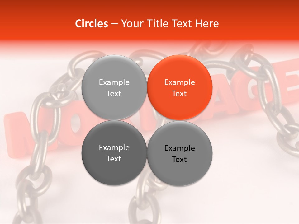 Elderly Touching Hand PowerPoint Template