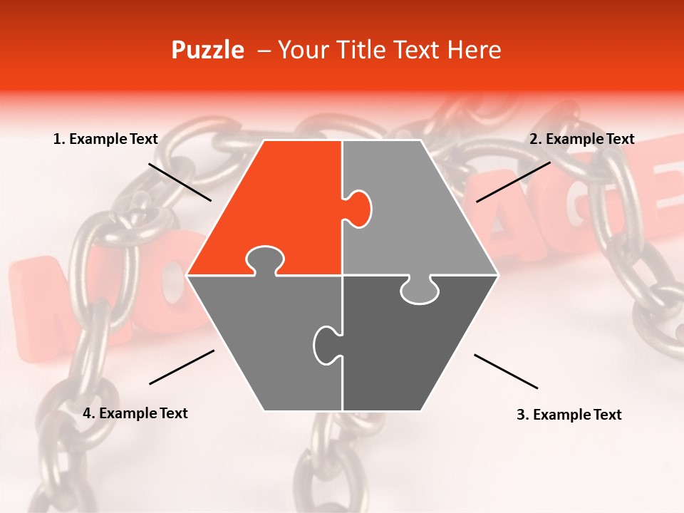 Elderly Touching Hand PowerPoint Template