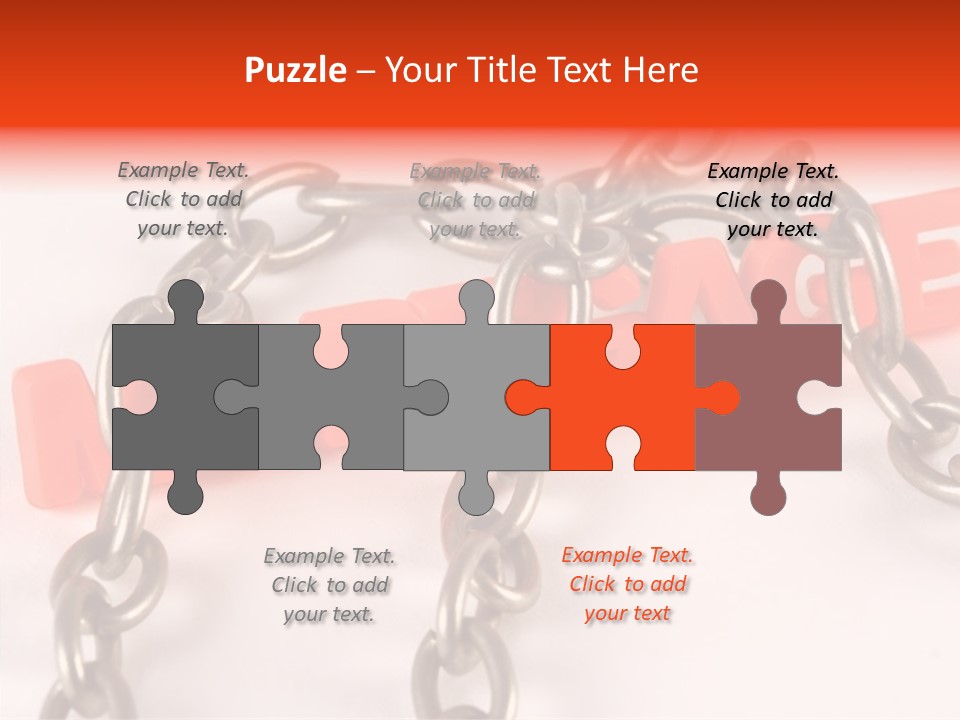 Elderly Touching Hand PowerPoint Template