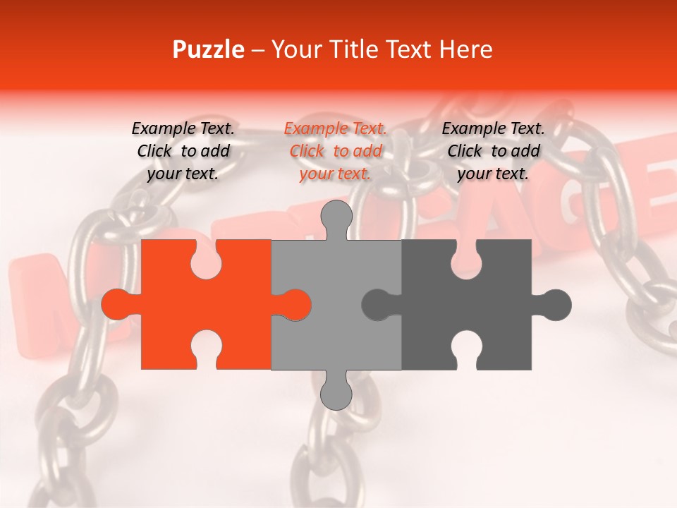 Elderly Touching Hand PowerPoint Template