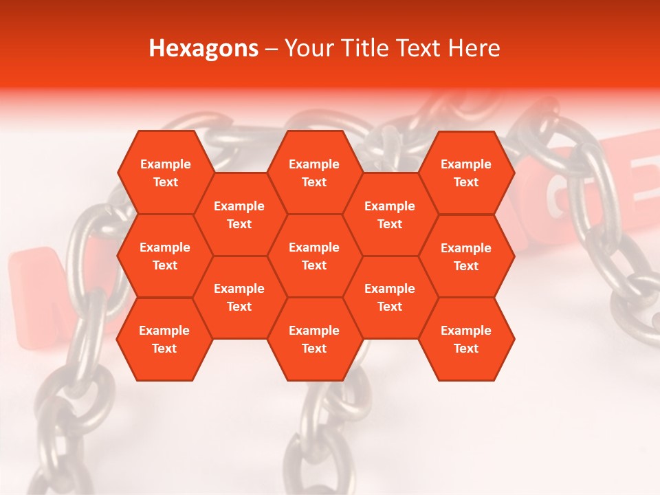 Elderly Touching Hand PowerPoint Template