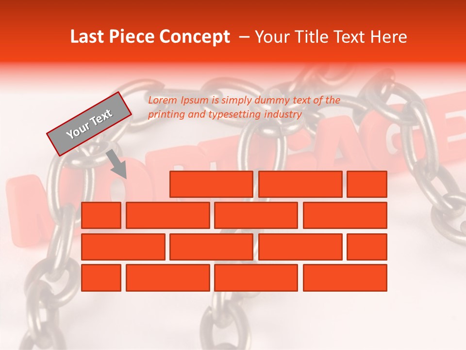 Elderly Touching Hand PowerPoint Template