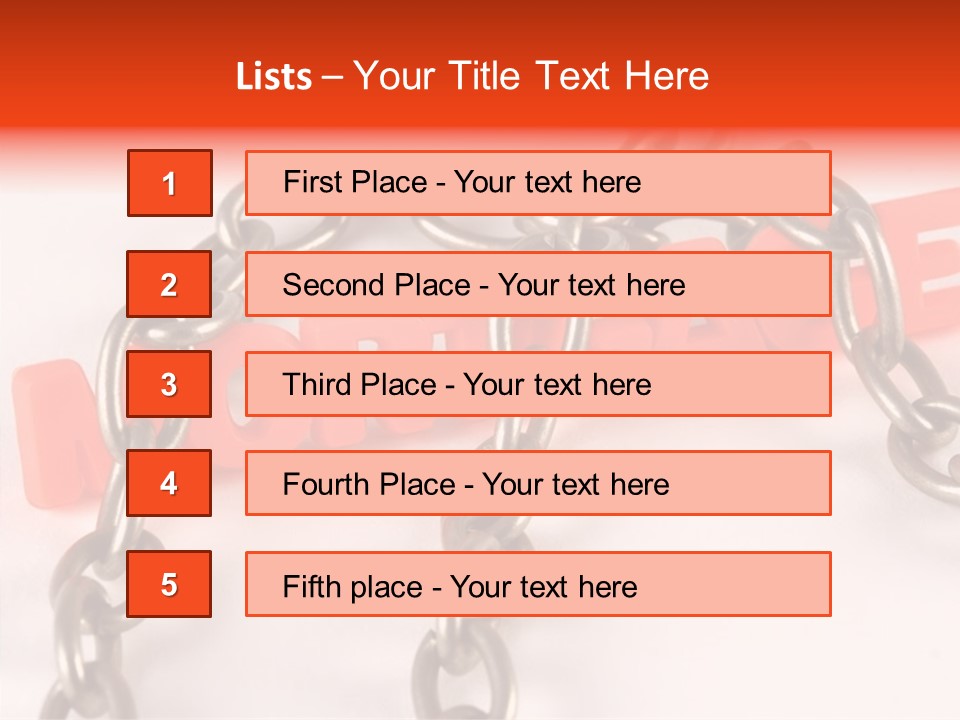 Elderly Touching Hand PowerPoint Template