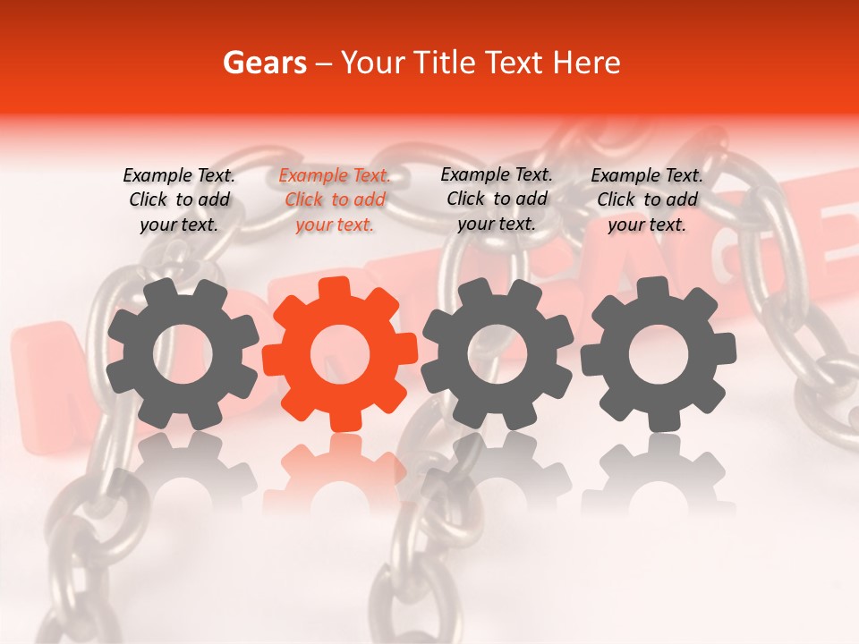 Elderly Touching Hand PowerPoint Template