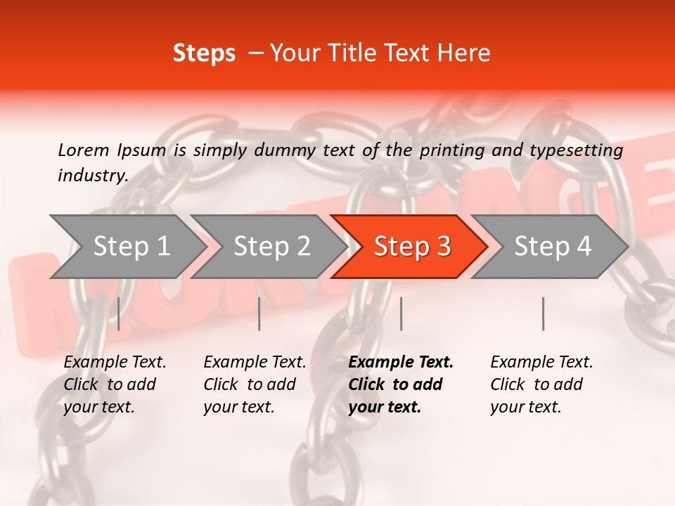 Elderly Touching Hand PowerPoint Template