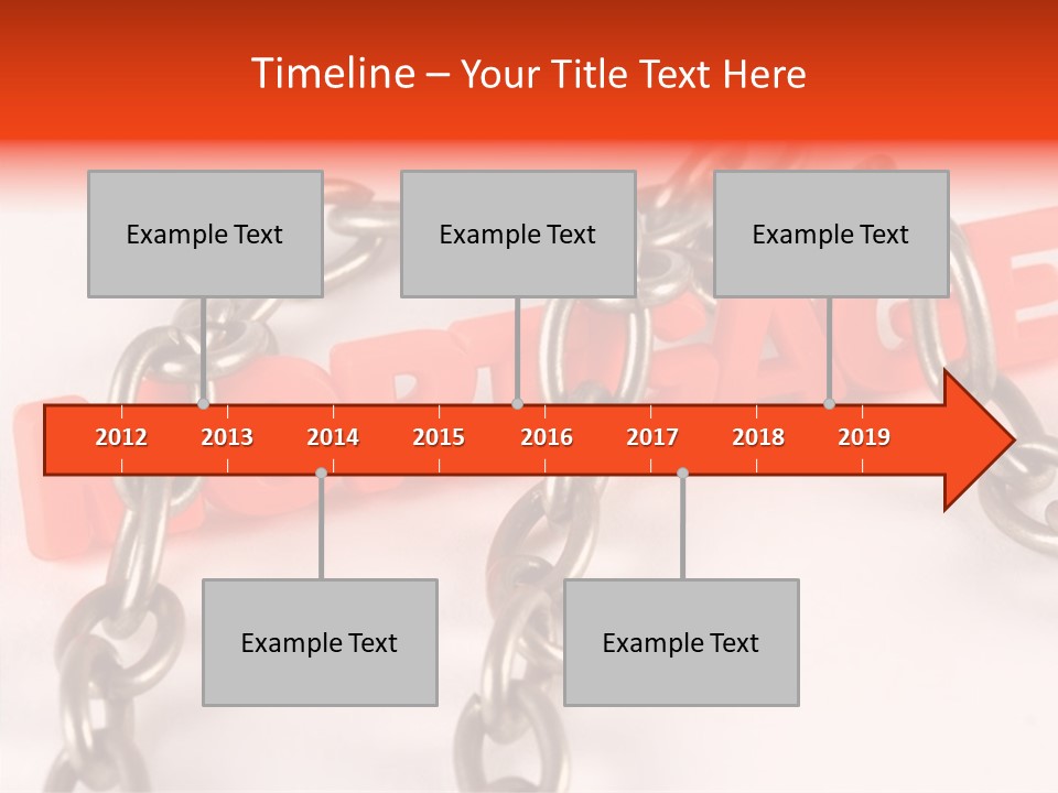 Elderly Touching Hand PowerPoint Template