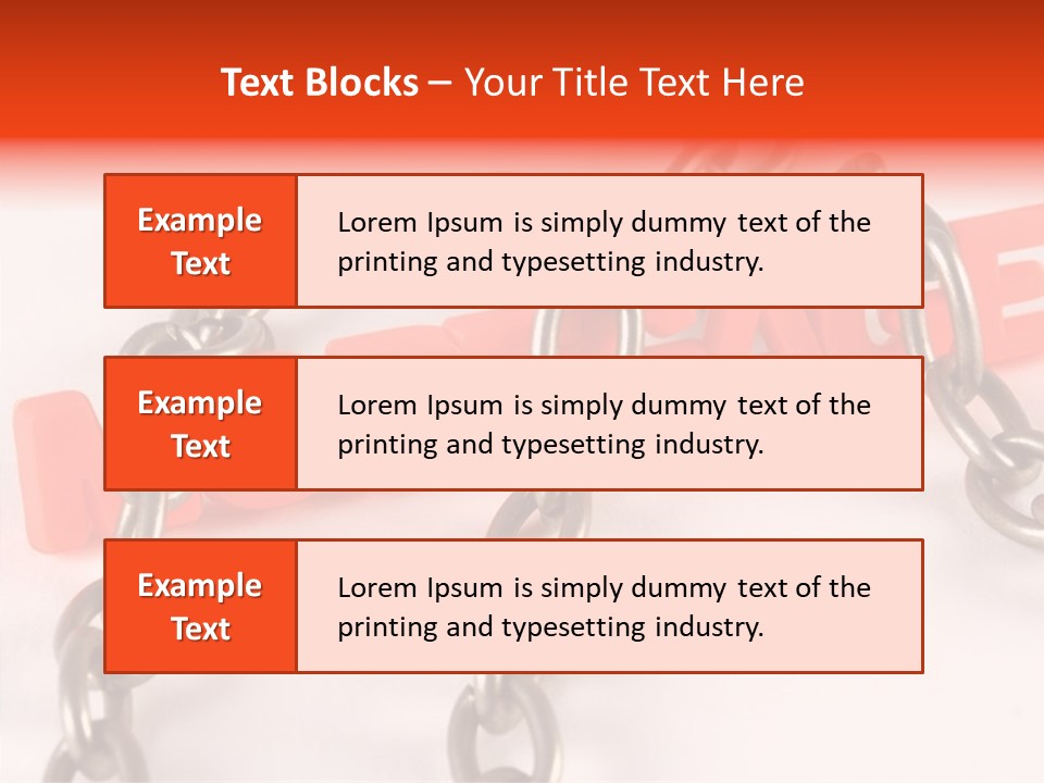 Elderly Touching Hand PowerPoint Template