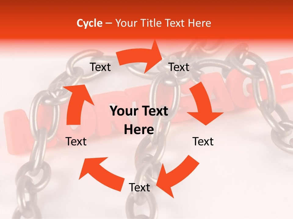 Elderly Touching Hand PowerPoint Template