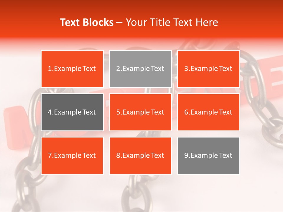 Elderly Touching Hand PowerPoint Template