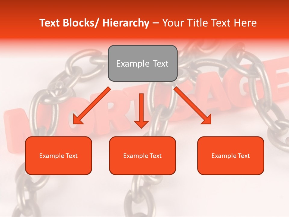 Elderly Touching Hand PowerPoint Template