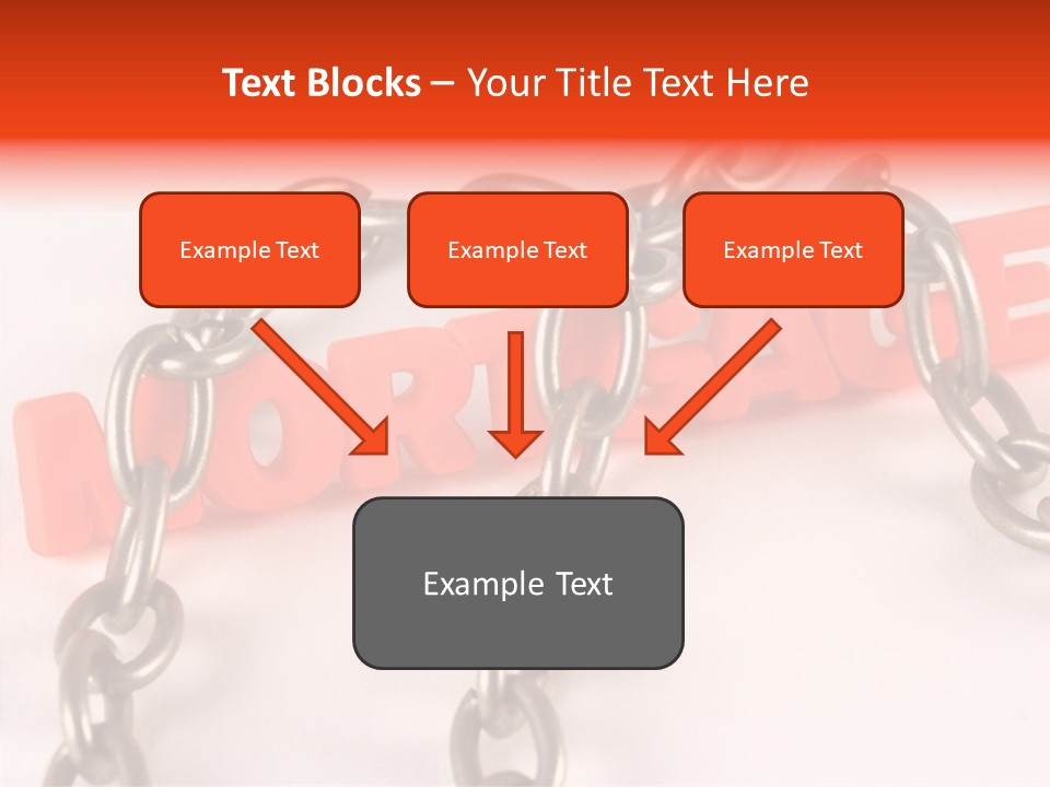 Elderly Touching Hand PowerPoint Template