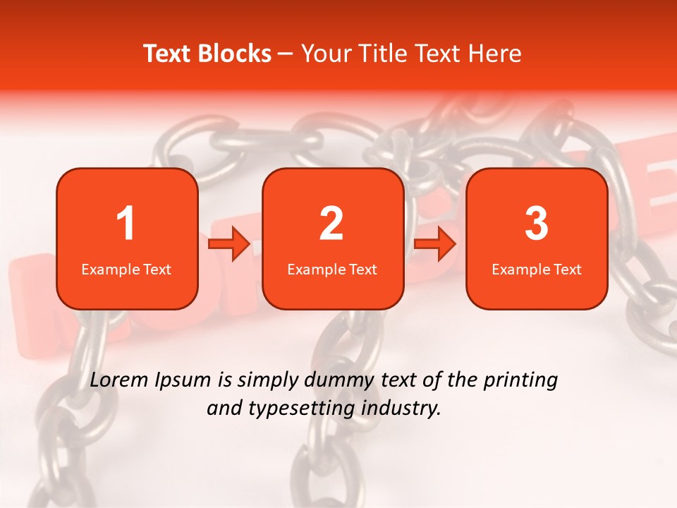 Elderly Touching Hand PowerPoint Template